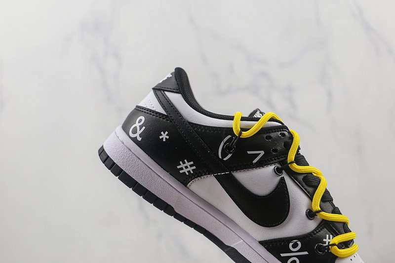 Nike SB Dunk Low Retro XD "Black/White/Yellow" фото № 4