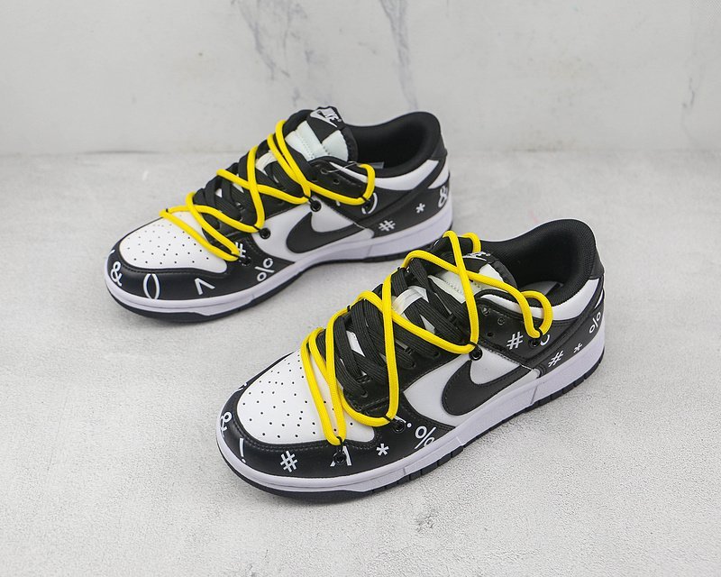 Nike SB Dunk Low Retro XD "Black/White/Yellow" фото № 5