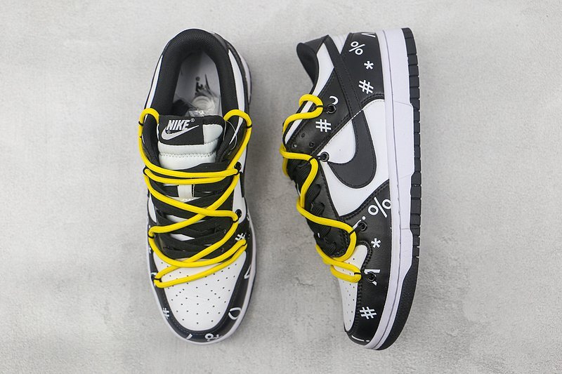 Nike SB Dunk Low Retro XD "Black/White/Yellow" фото № 6