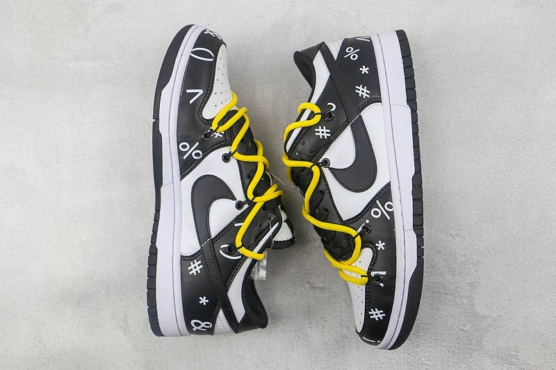 Nike SB Dunk Low Retro XD "Black/White/Yellow" фото № 7