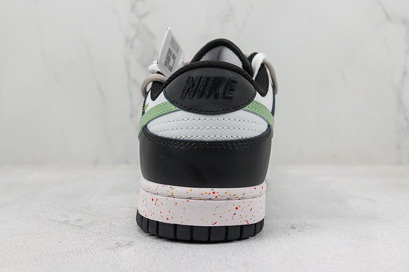 Nike SB Dunk Low "Black/Green/White" фото № 9