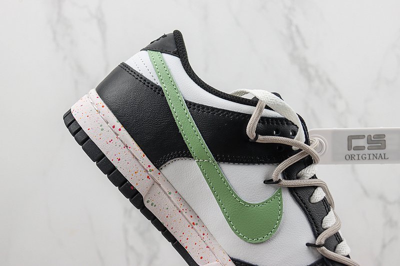 Nike SB Dunk Low "Black/Green/White" фото № 4