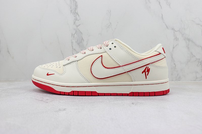 Nike SB Dunk Low "Cream/Red" фото № 2