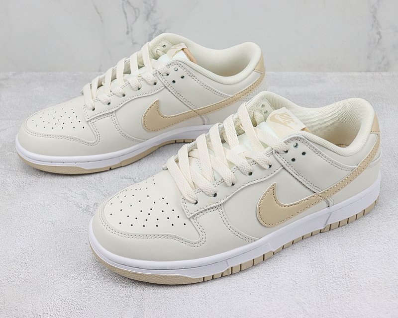 Nike Dunk Low "Sanddrift White" фото № 5