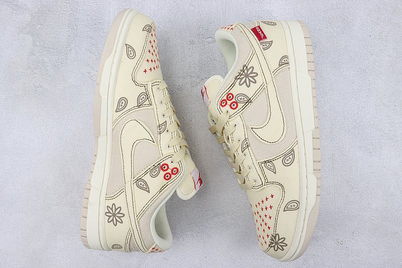 Nike Dunk Low "Light Orewood/Floral" фото № 6