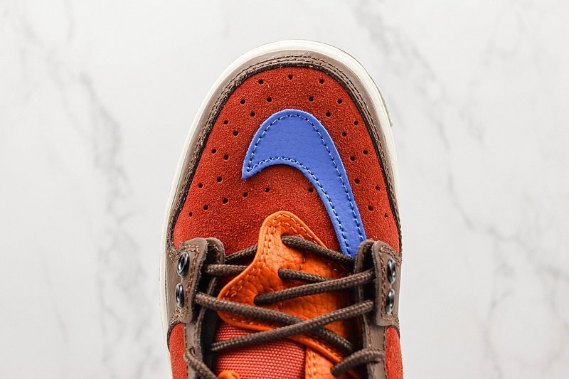EJDER x Nike Dunk Low "Multi-Element/Red/Brown" фото № 4