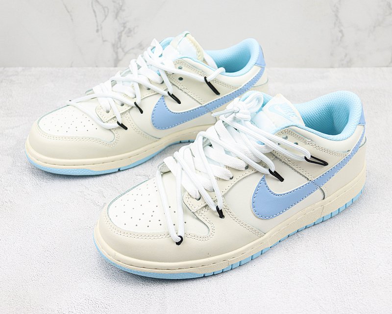 Nike Dunk Low "Cream/Blue" фото № 5