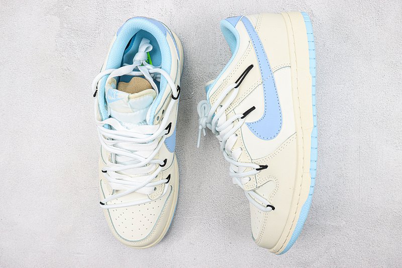 Nike Dunk Low "Cream/Blue" фото № 6