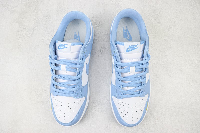 drew x Nike Dunk Low "Blue/White" фото № 7