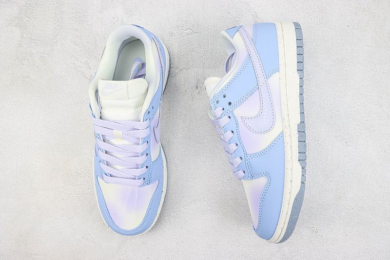 Nike Dunk Low "Blue Airbrush Canvas" фото № 6