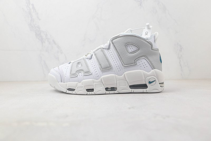 Nike Air More Uptempo "Metallic Teal/White/Grey" фото № 2