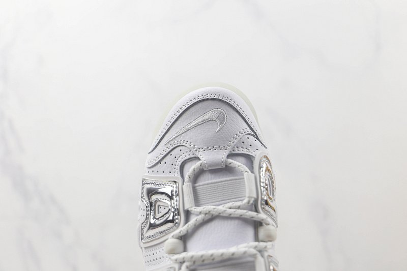 Nike Air More Uptempo "Chrome White/Blue Tint" фото № 3