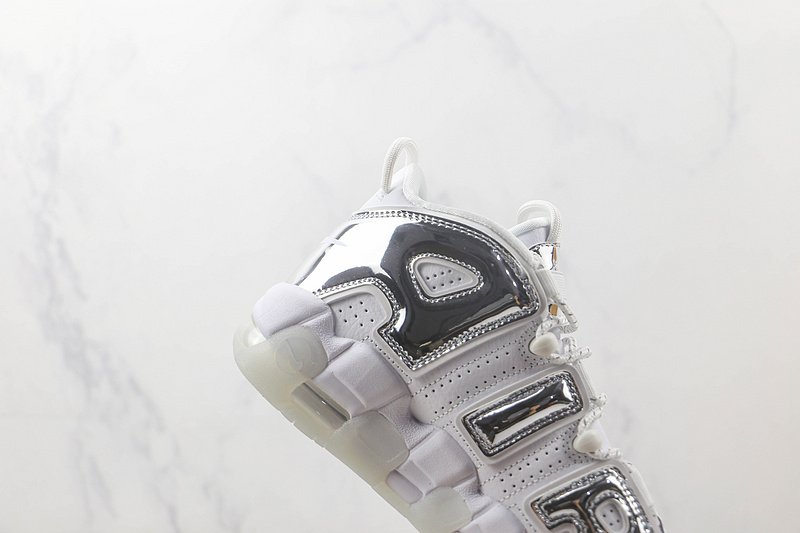 Nike Air More Uptempo "Chrome White/Blue Tint" фото № 4