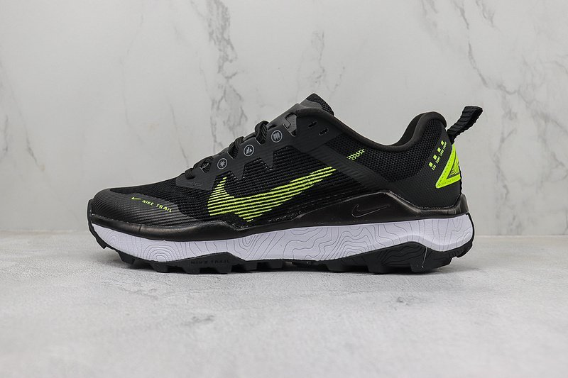 Nike Wildhorse 8 "Black/Neon Yellow/White" фото № 2