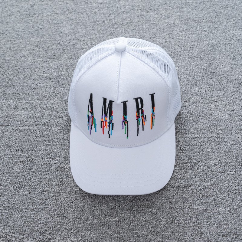 Кепка Amiri With Logo Brand "White" фото № 2