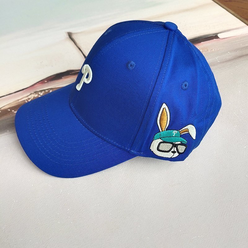 Кепка MLB With A Letter And A Hare "Blue" фото № 5