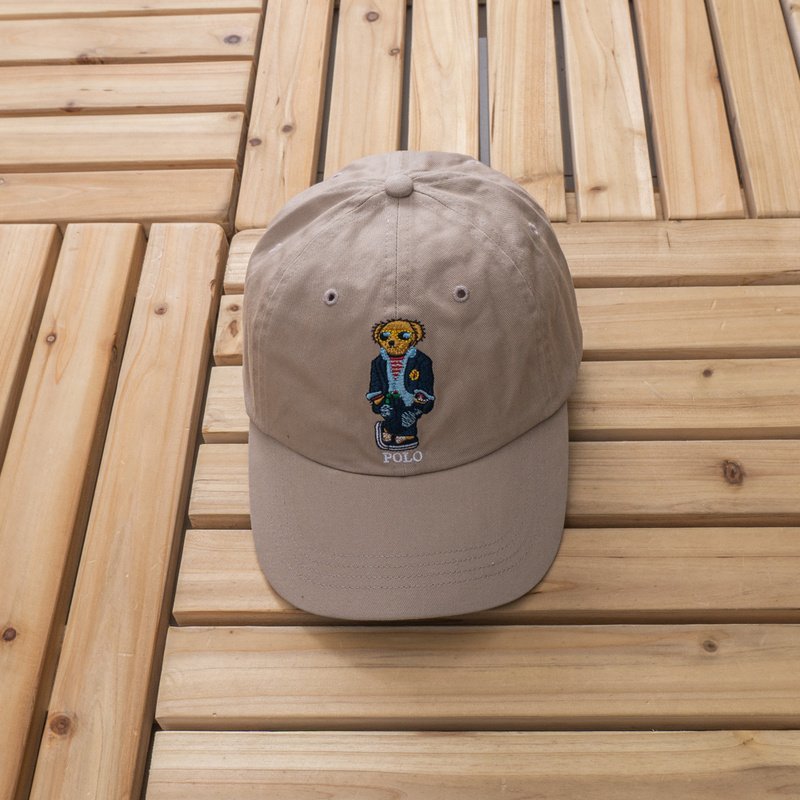 Бейсболка Polo Ralph Lauren Bear Glasses "Beige" фото № 3