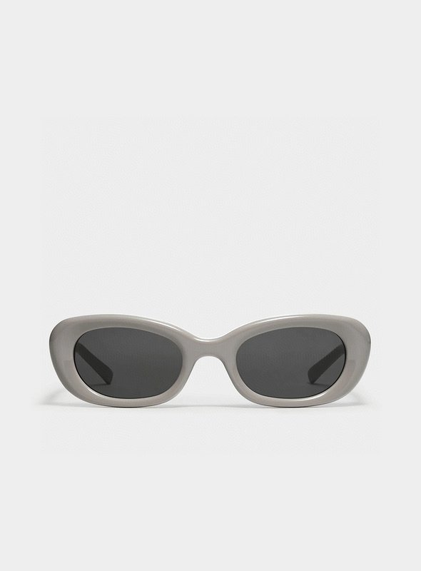 Солнцезащитные очки Maison Margiela Round Shaped And Temples Decorated By Stripes "Gray" фото № 7