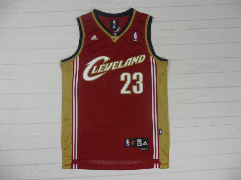 Баскетбольная Джерси Adidas Cleveland Cavaliers №23 LeBron James "Red" фото № 9