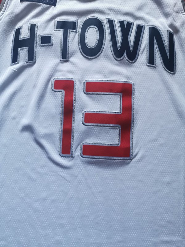 Баскетбольная Джерси Nike Houston Rockets 19-20 №13 James Harden "White" фото № 6