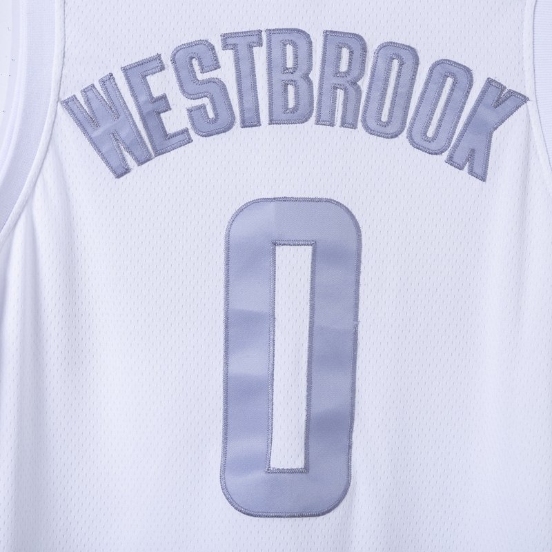 Баскетбольная Джерси Nike Houston Rockets 20 MVP №0 Russell Westbrook "White" фото № 2