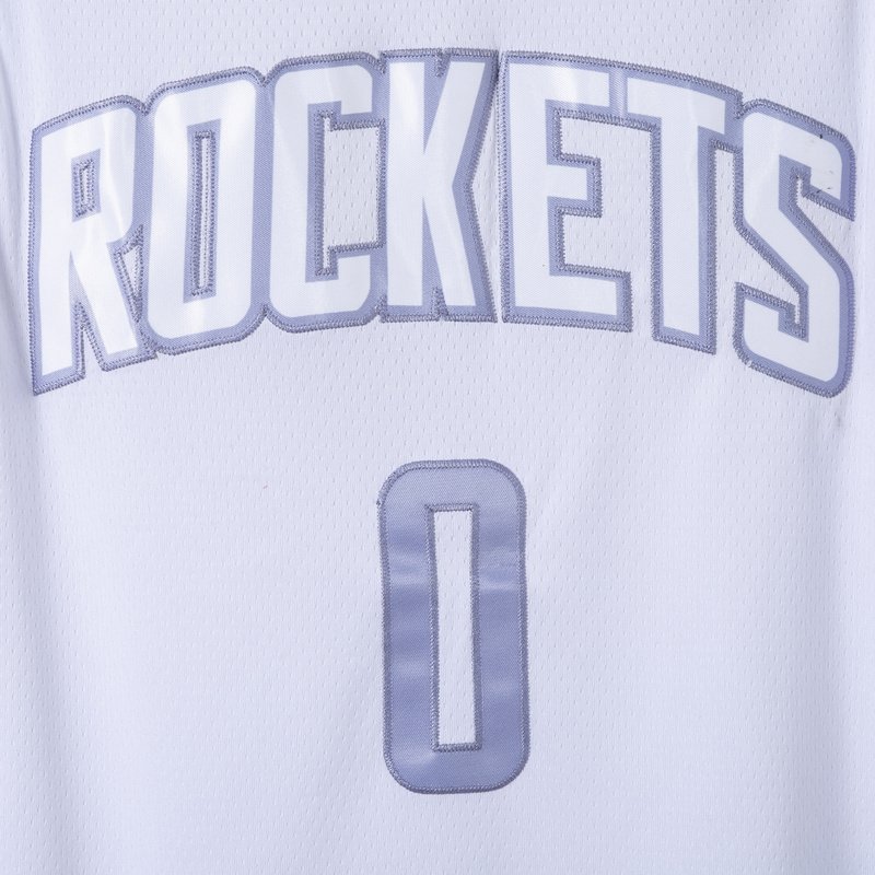 Баскетбольная Джерси Nike Houston Rockets 20 MVP №0 Russell Westbrook "White" фото № 3