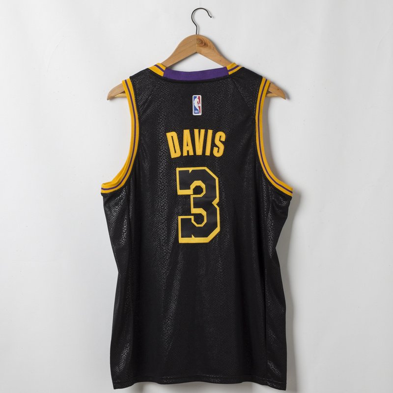 Баскетбольная Джерси Nike Los Angeles Lakers №3 Anthony Davis "Black" фото № 5