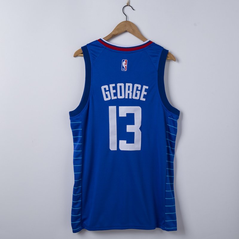 Баскетбольная Джерси Nike Los Angeles Clippers №13 Paul George "Blue" фото № 5