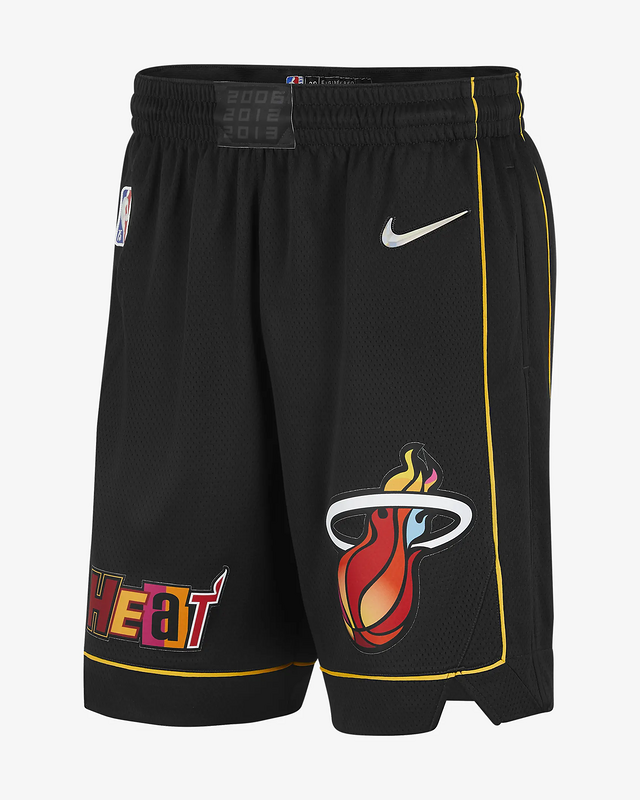Баскетбольные Шорты Nike Miami Heat 21-22 "Black" фото № 3