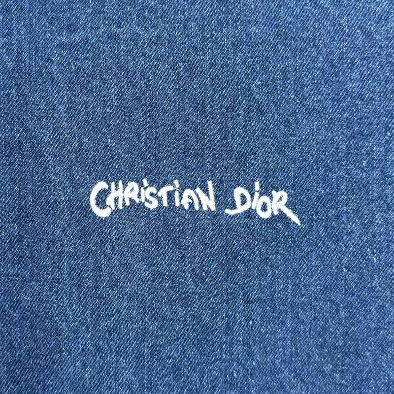 Куртка Christian Dior White Logotype Christian Dior "Blue" фото № 3