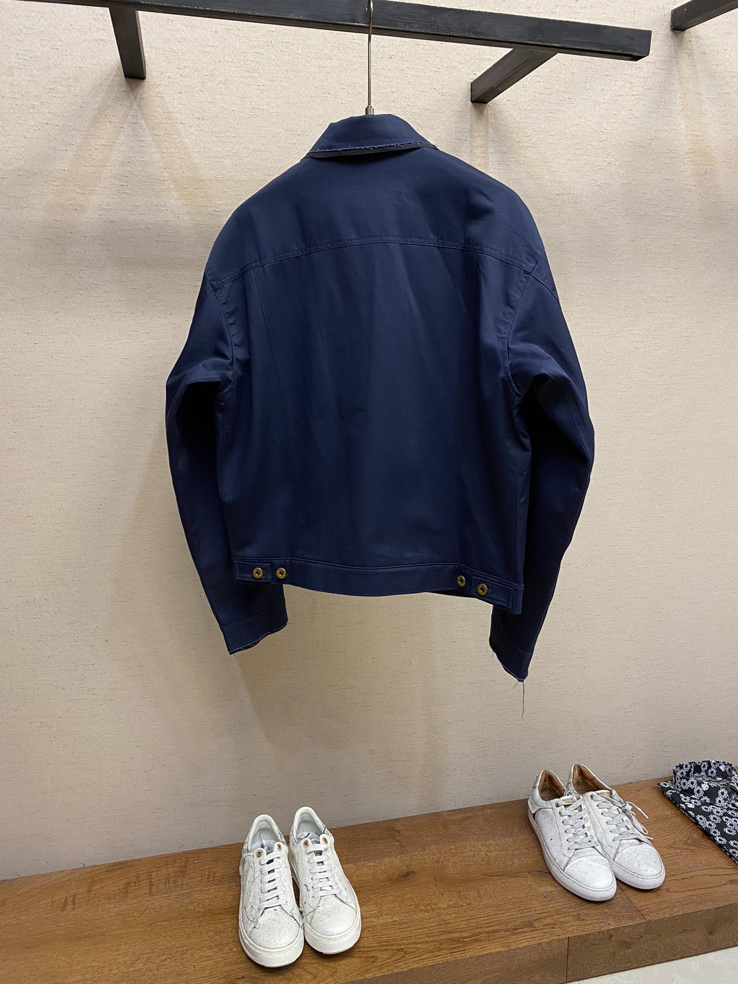 Куртка Miu Miu Frontside Blue Dark Logo Miu Miu "Blue" фото № 2