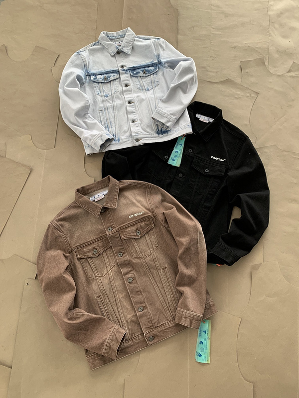 Джинсовая Куртка Off White Monochrome "Brown" фото № 2