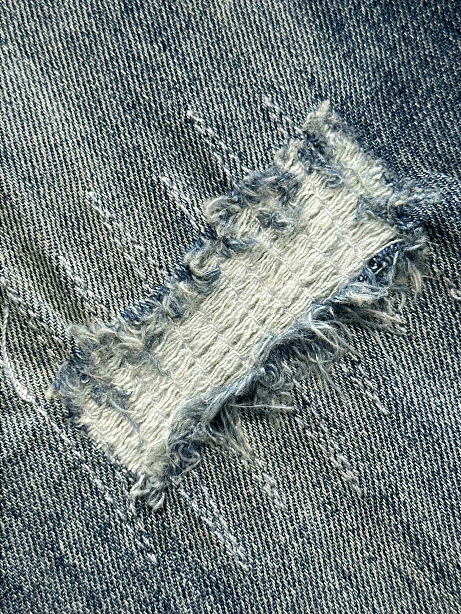 Джинсы Burberry Frontside Silver Logo BT Brown Stripe Burberry "Blue" фото № 4