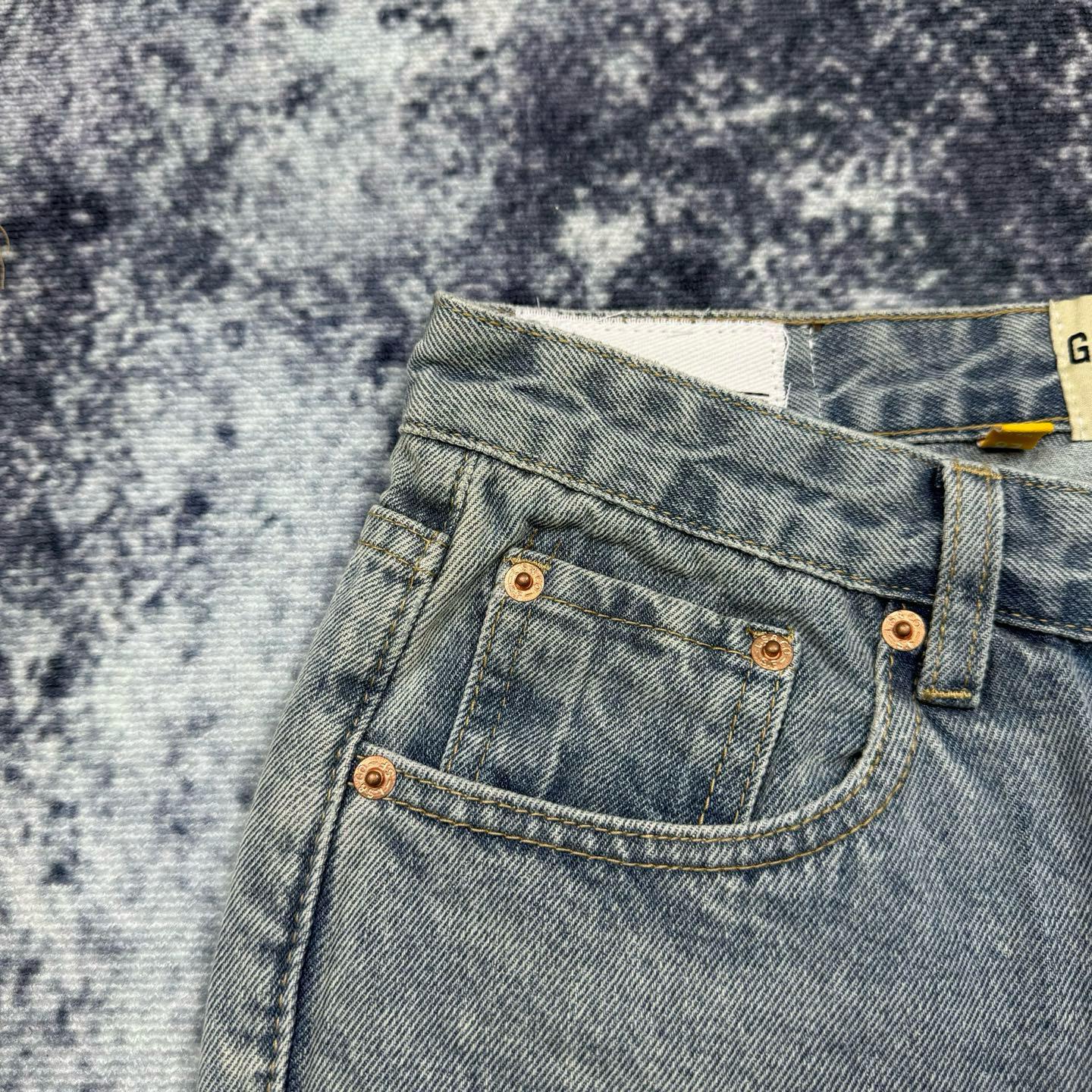 Джинсы Gallery Dept x Chrome Hearts White Cross "Gray Denim" фото № 4