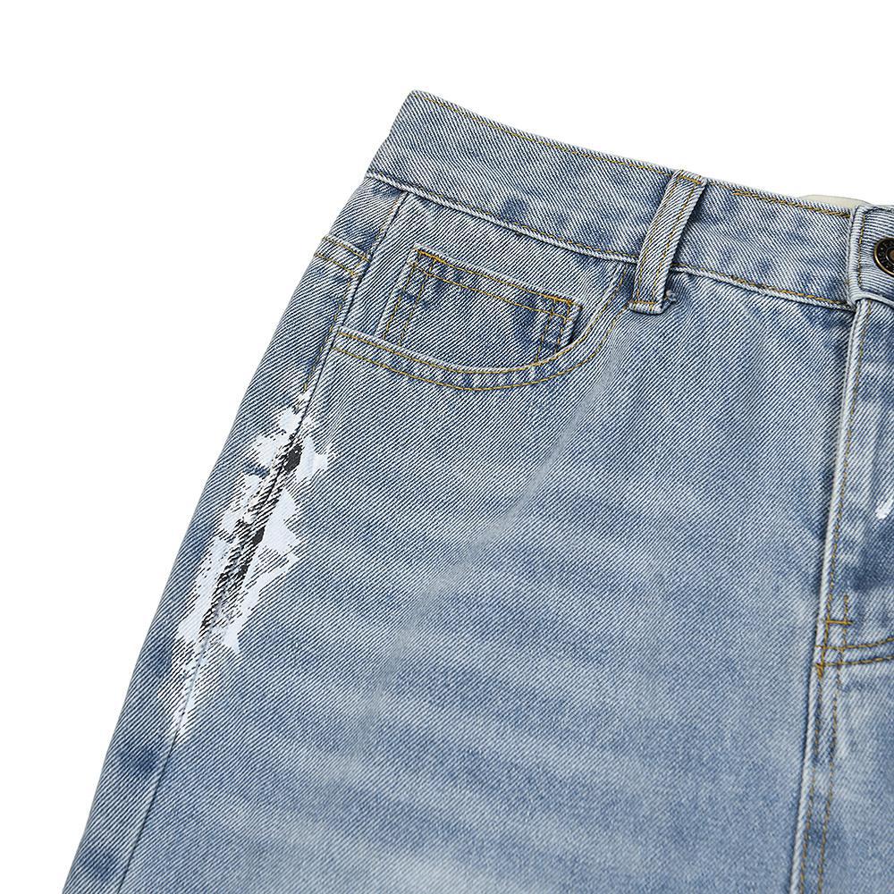 Джинсы Gallery Dept. LA Flare Side Stripe "Light Blue" фото № 5