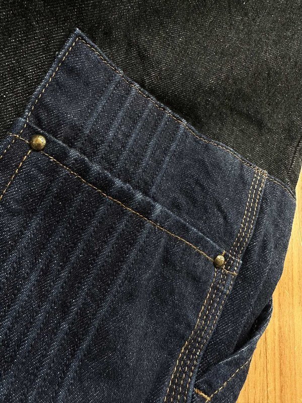 Джинсы Louis Vuitton With Ties "Black/Blue" фото № 4