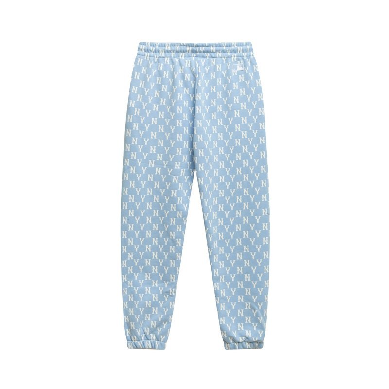 Брюки-джоггеры MLB Monogram Allover "Blue" фото № 2