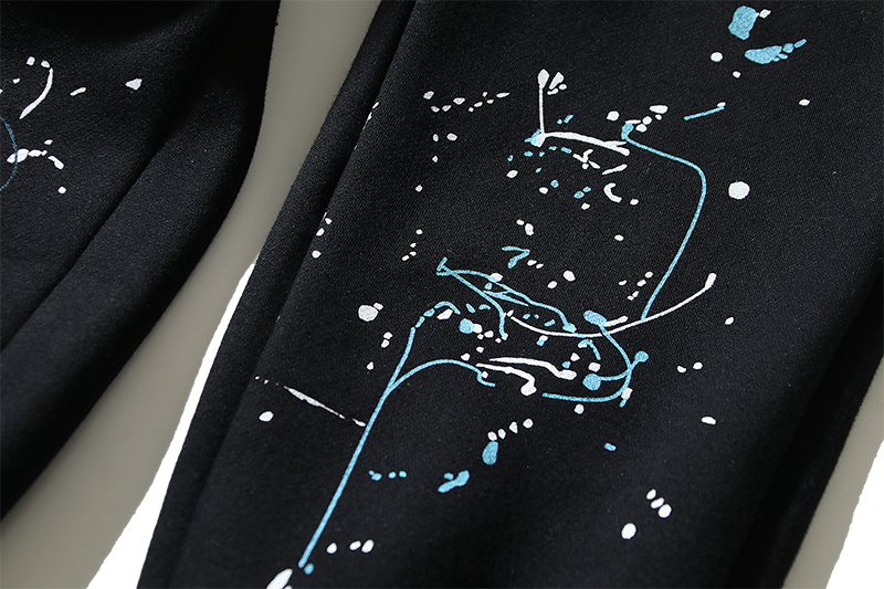 Штаны Askyurself Drops Of Paint "Black" фото № 3