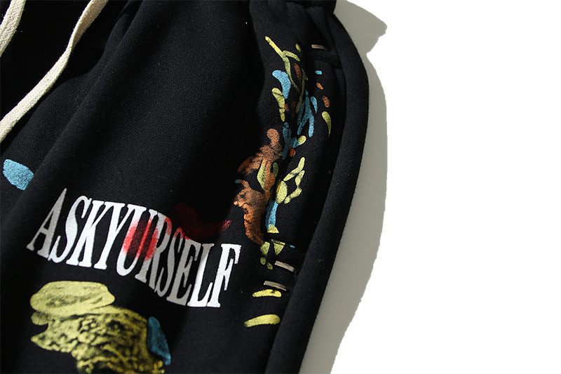 Штаны Askyurself Drops Of Paint "Black" фото № 6