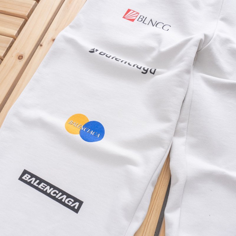 Штаны Balenciaga BLNCG Baggy Logo "Black" фото № 5