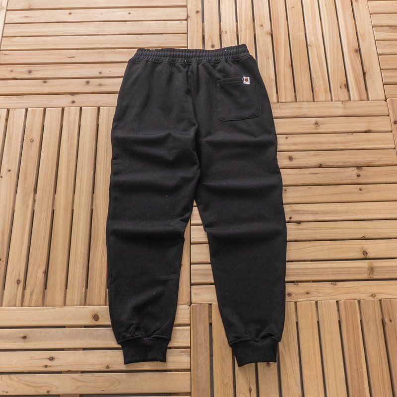 Спортивные штаны Bape Small Logo With Inscription "Black" фото № 2