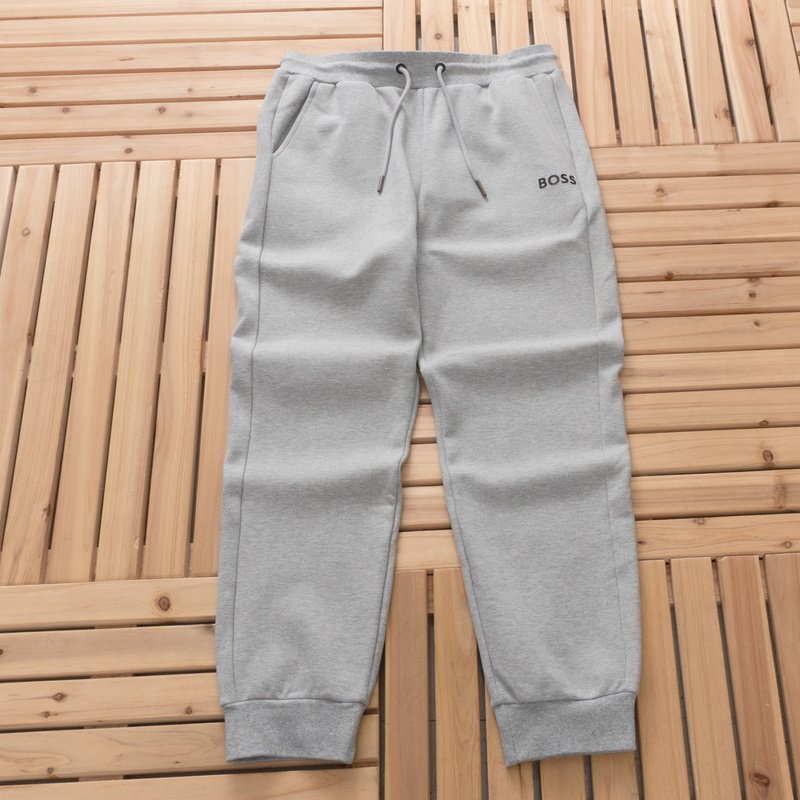 Штаны Boss Pasted Front Logo "Gray" фото № 8