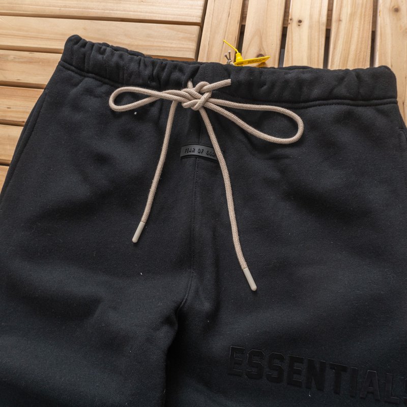 Штаны Essentials Fear Of God With Beige Tie "Black" фото № 2