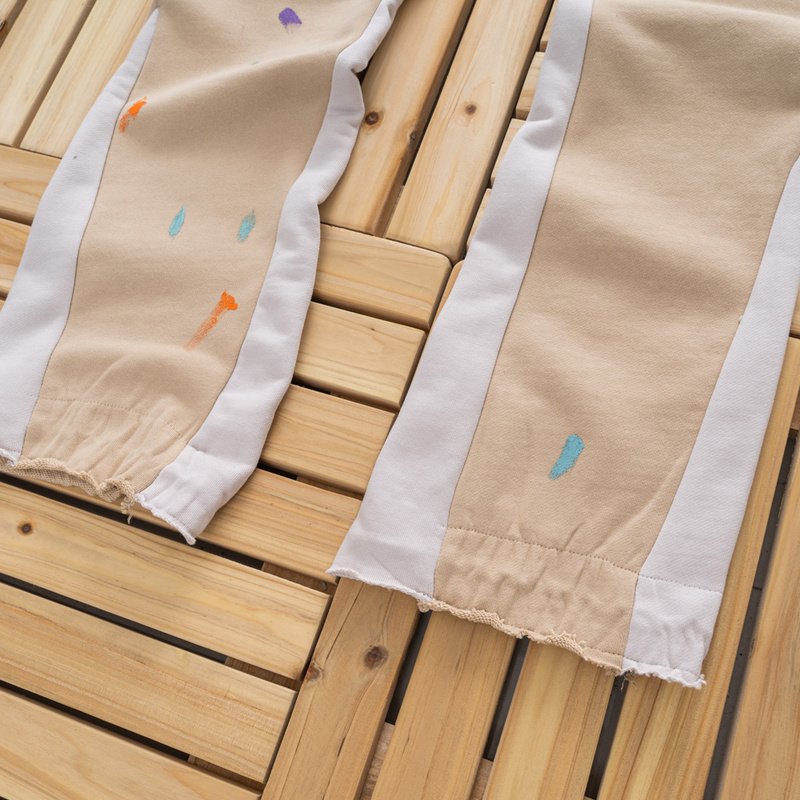 Штаны Gallery Dept Stained "Beige/White" фото № 8