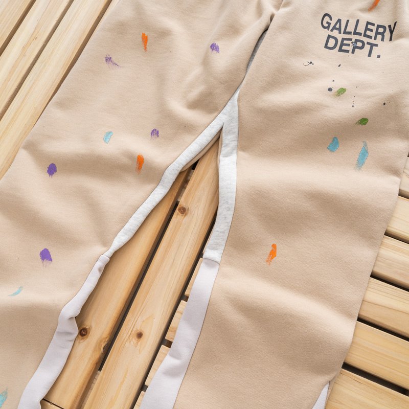 Штаны Gallery Dept Stained "Beige/White" фото № 9