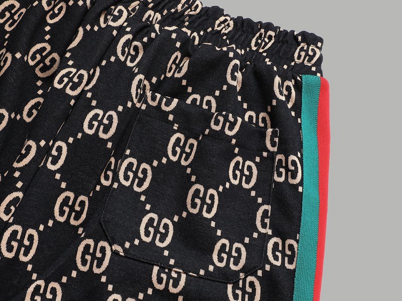 Штаны Gucci Daily Comfort - With Print "Black/Beige" фото № 8