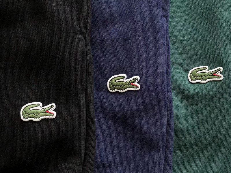 Штаны Lacoste Small Logo And Bottom Elastic "Black" фото № 7