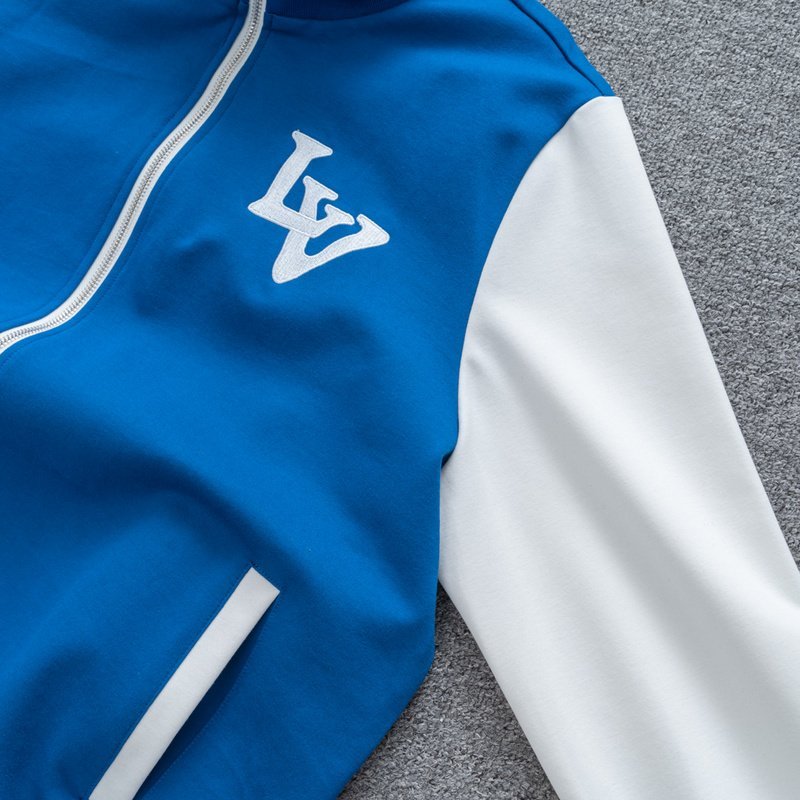 Худи Louis Vuitton Double Color ZIP "Blue/White" фото № 6