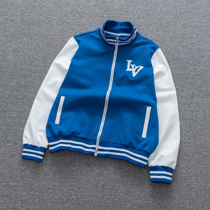 Худи Louis Vuitton Double Color ZIP "Blue/White" фото № 9