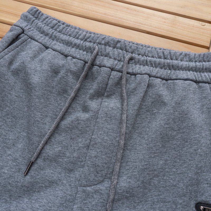 Штаны Prada Triangle Small Log "Grey" фото № 5